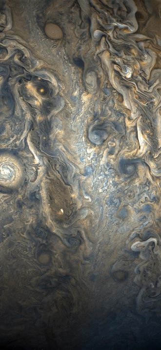 Jupiter's Stunning Southern Hemisphere