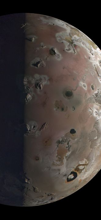Io imaged by Juno spacecraft