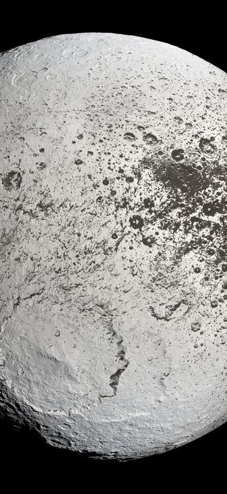 Iapetus as seen by Cassini True Color