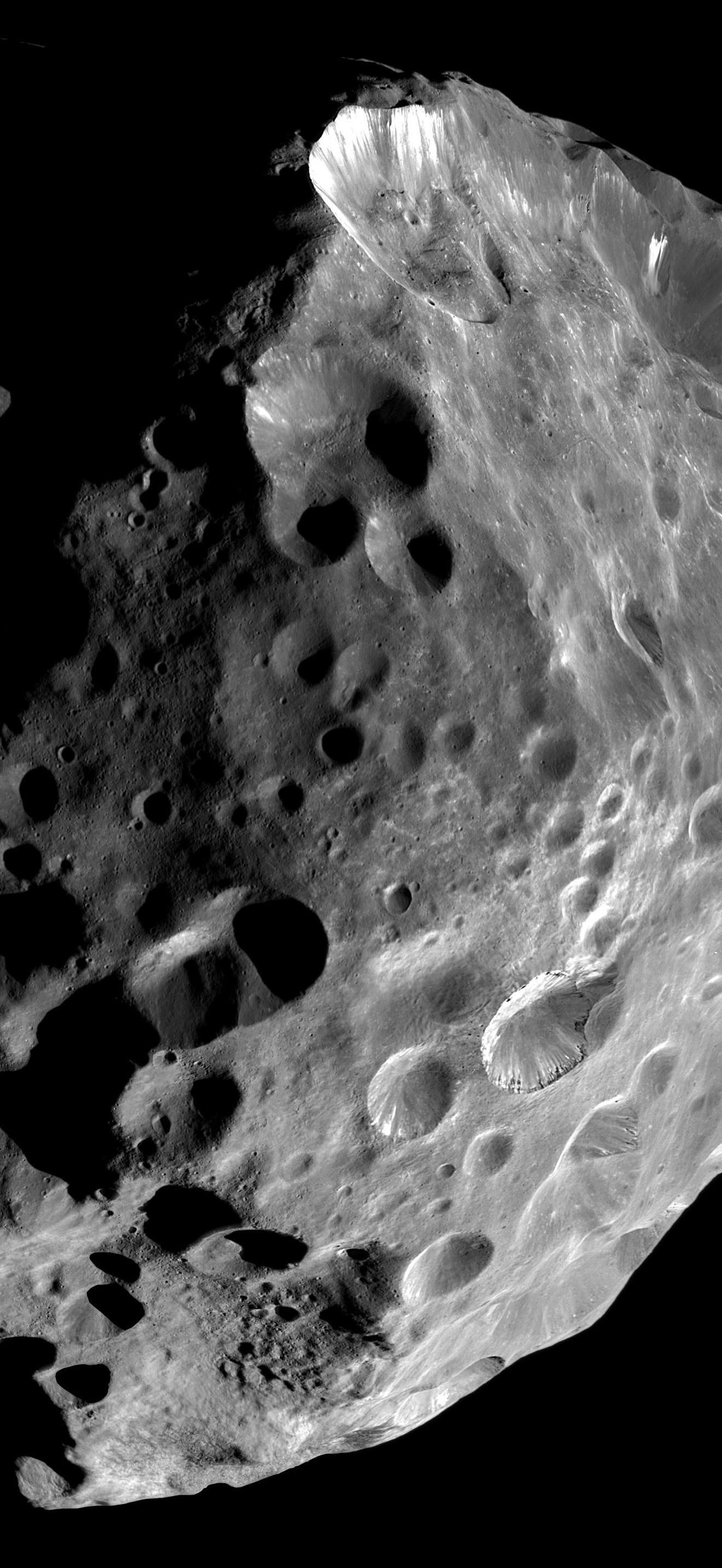 Phoebe closeup cassini NASA