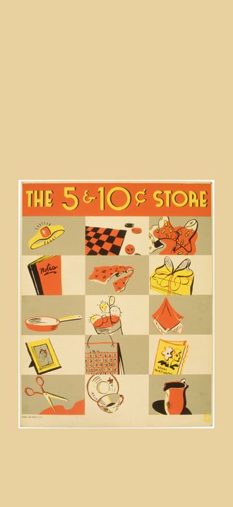 The nickel and dime store, WPA poster, ca. 1941