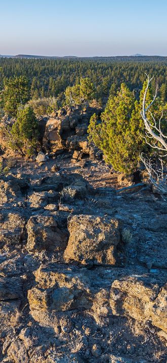 Sunset atop Sand Rock in Lost Forest