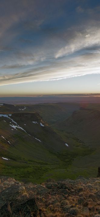 Steens Mountain - Little Blitzen Gorge, Sunset, July 2016