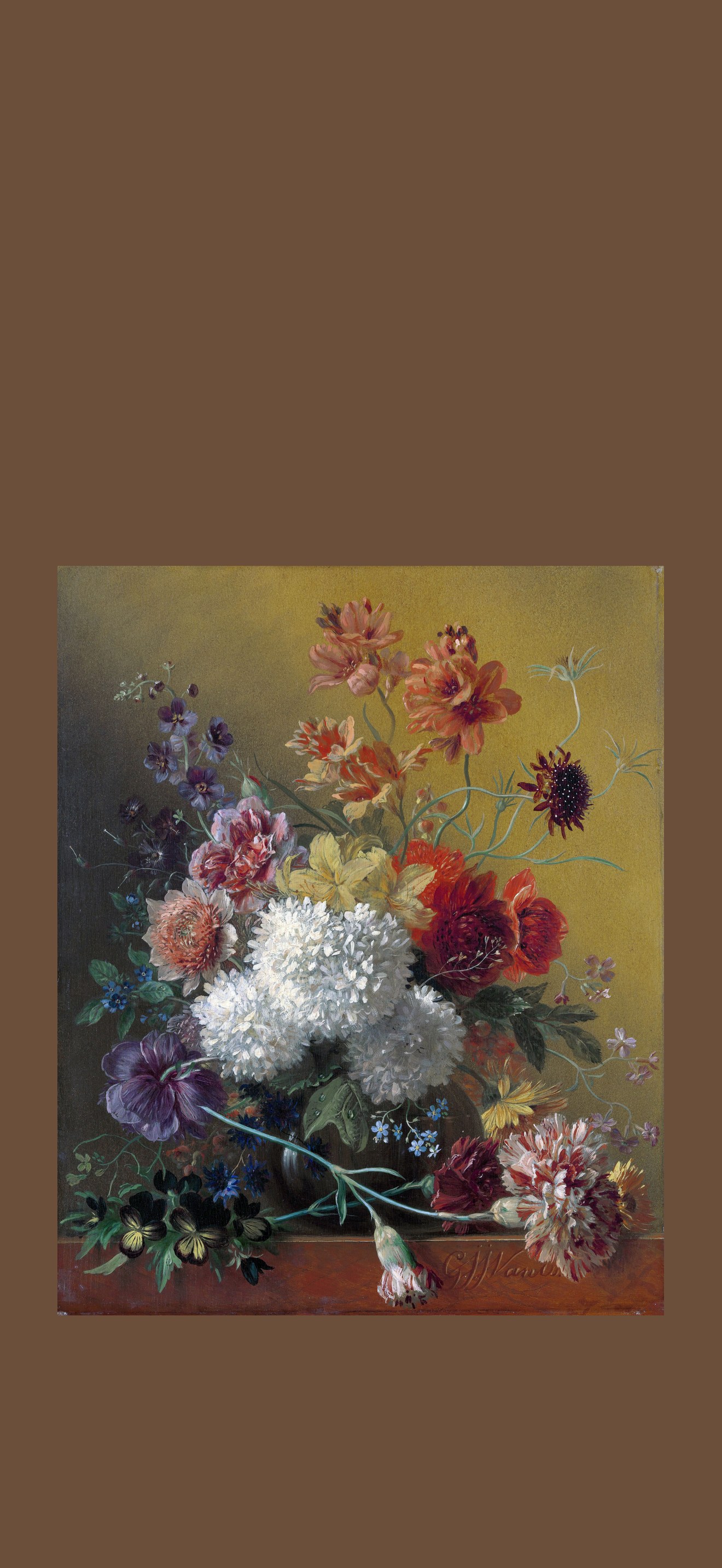 Stilleven met bloemen Rijksmuseum SK-C-199FXD