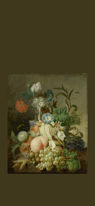 Stilleven met bloemen en fruit Rijksmuseum SK-A-706