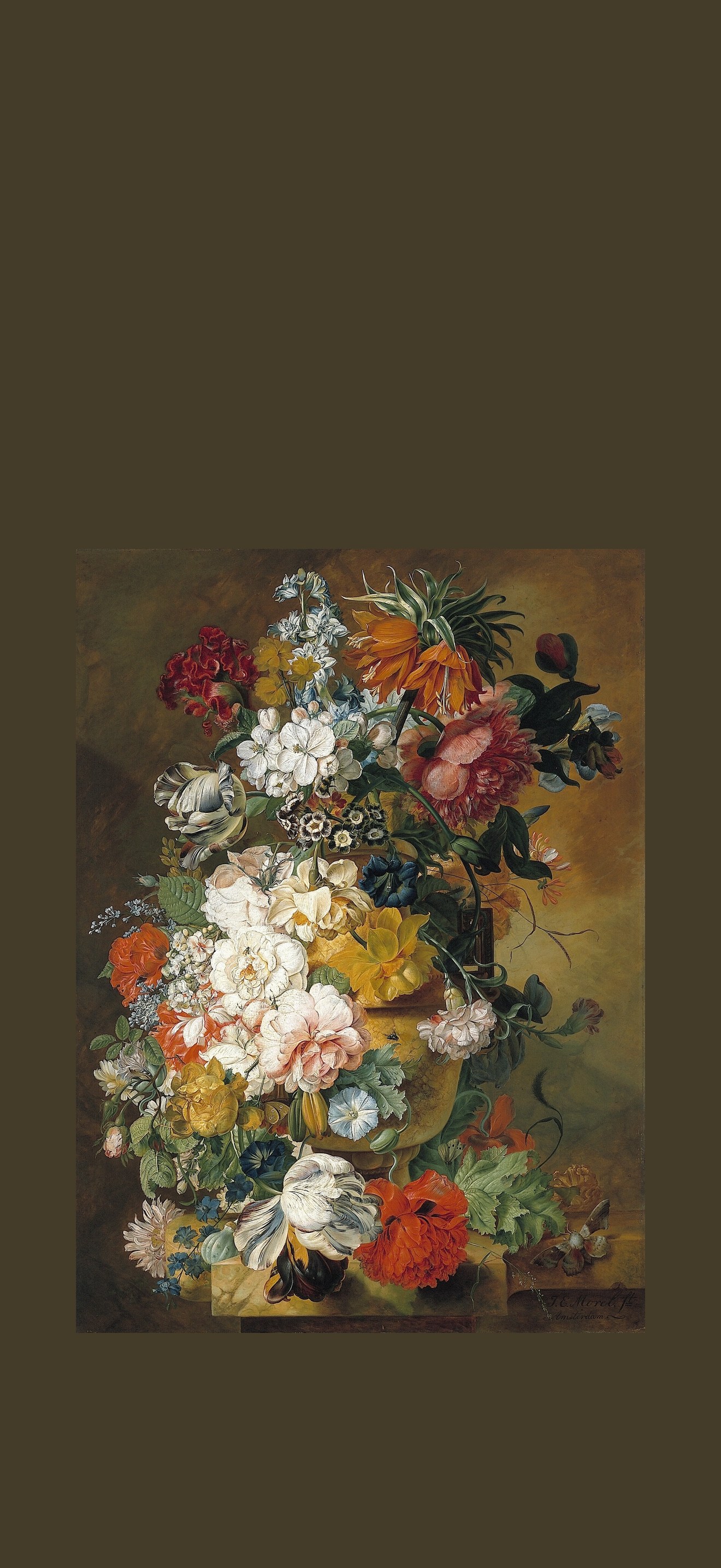 Still Life with Flowers by Jan Evert Morel (I) Rijksdienst voor het Cultureel Erfgoed B116