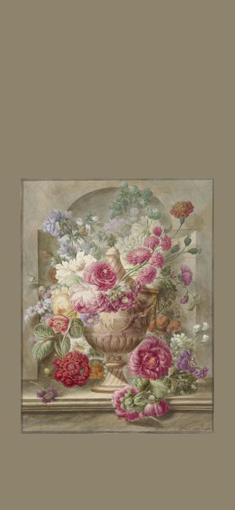 Vaas met bloemen, RP-T-1905-256