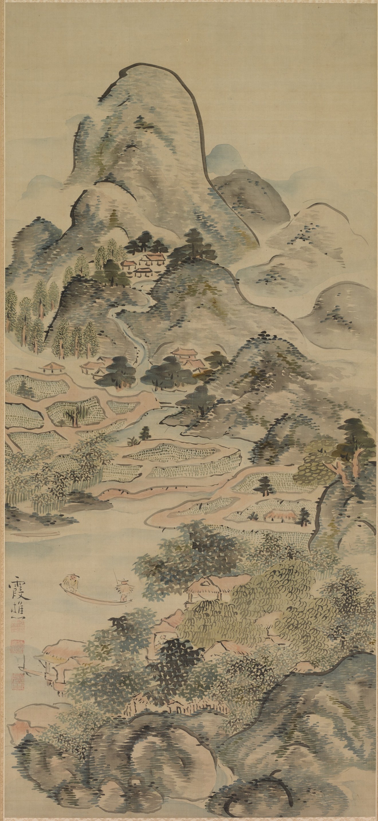Fishing in a Springtime Valley