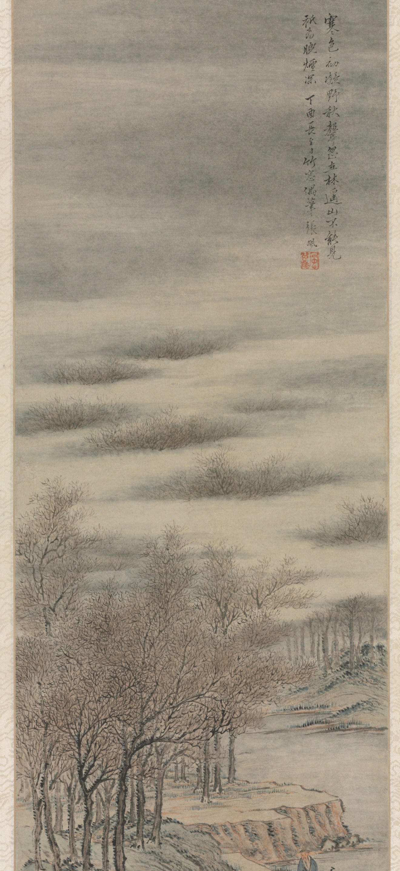 Listening to the Sound of Autumn in a Misty Grove
