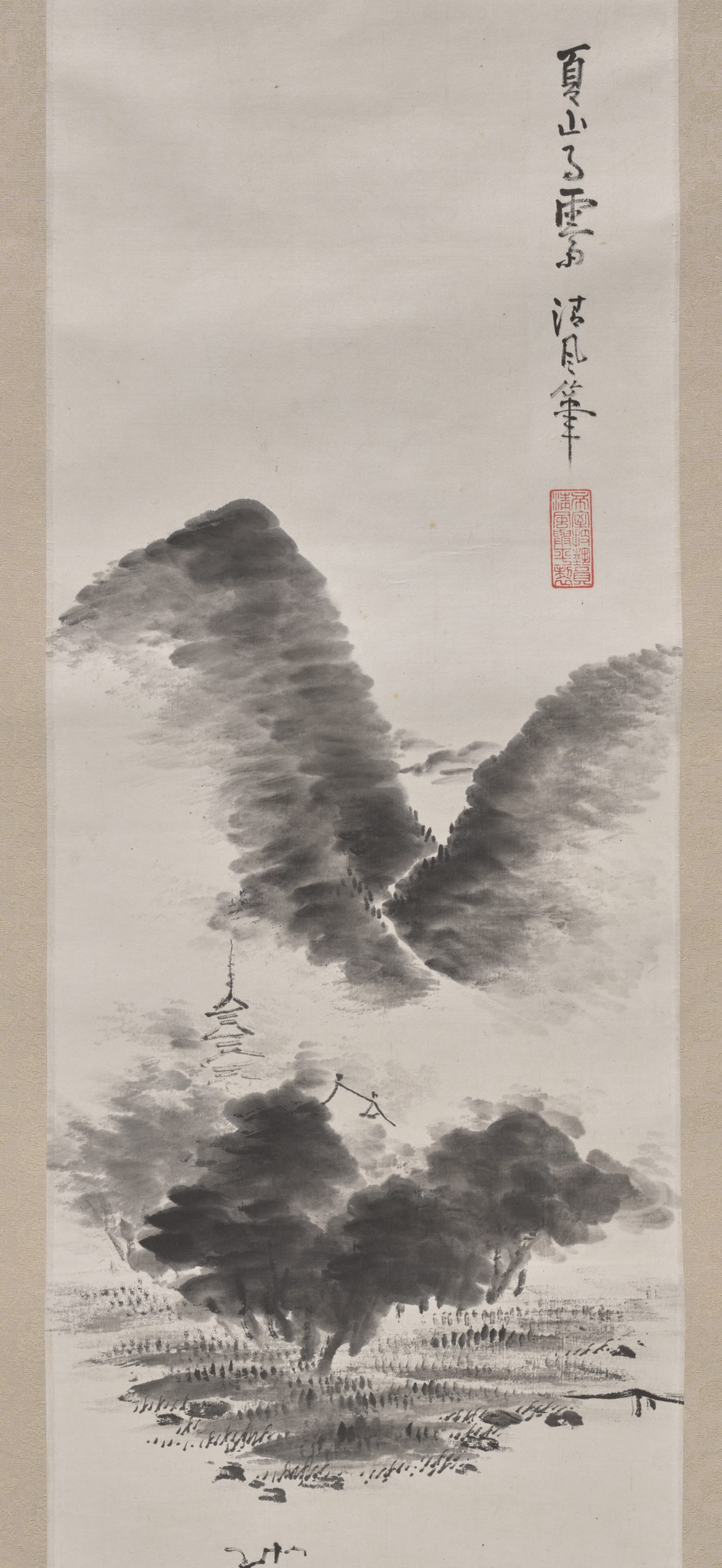 Rain Clearing over a Summer’s Mountain