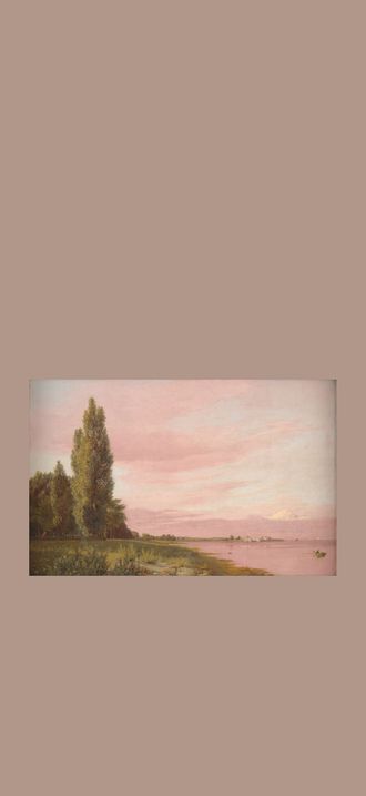 Parti af bugten ved Kalkbrænderiet set fra Strandpromenaden mod nord. Stille sommereftermi