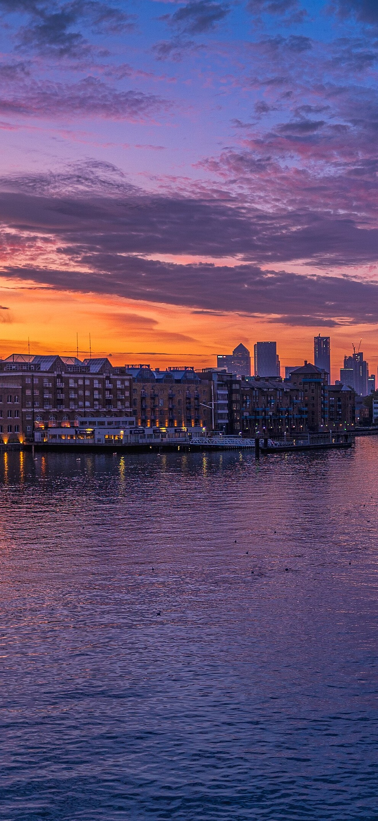 Sunrise over London
