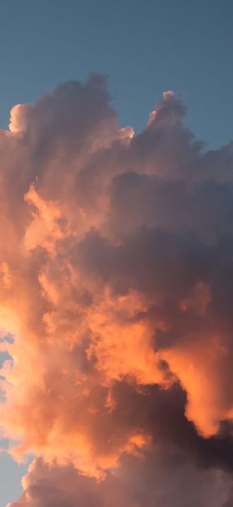 Stormy sunset clouds over Rome, Italy