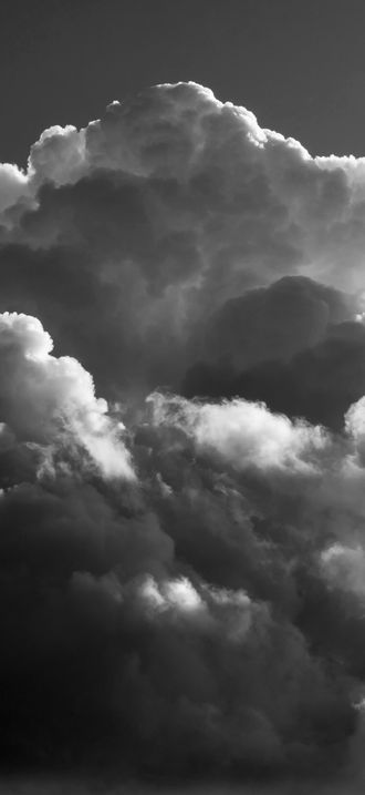 Cumulus congestus over Gåseberg 3-bw