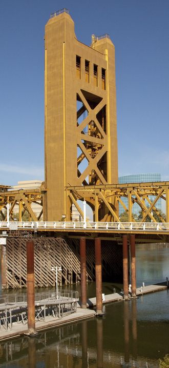Historic Tower Bridge, Sacramento, California