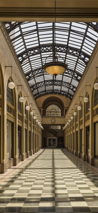 The Huntington Arcade, originally called the Ritter Arcade, in downtown Huntington, West V