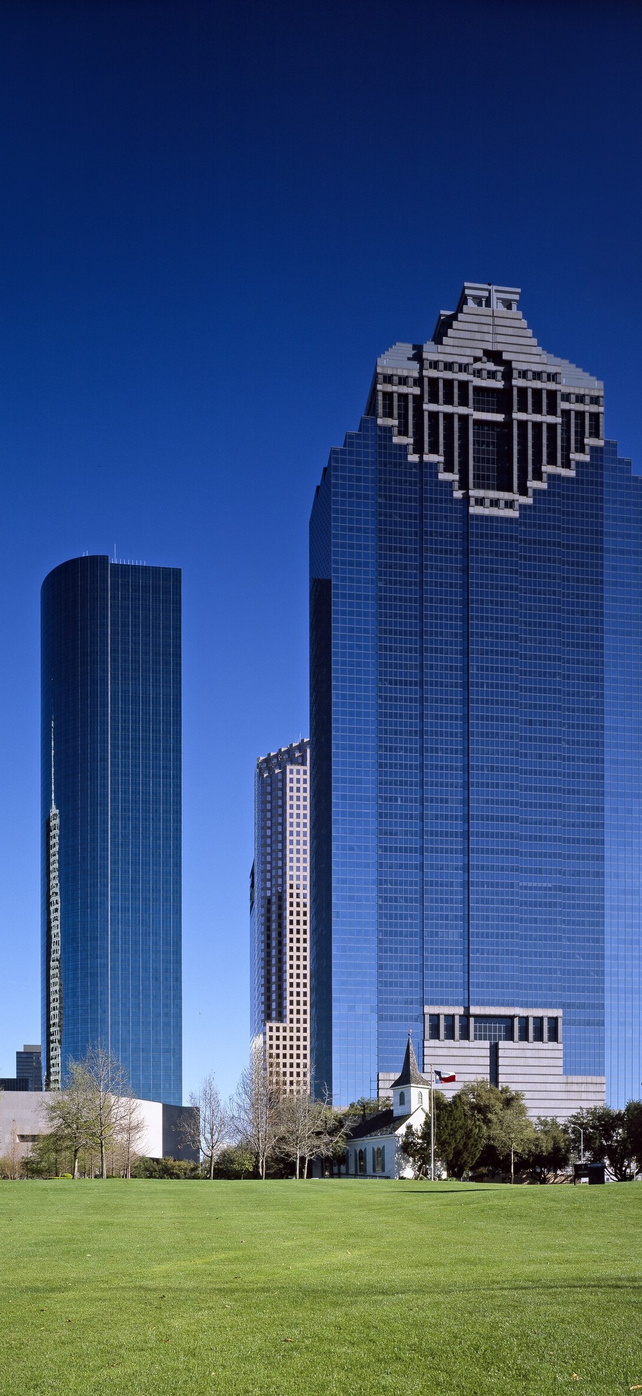 Skyline from Sam Houston Park, Houston, Texas