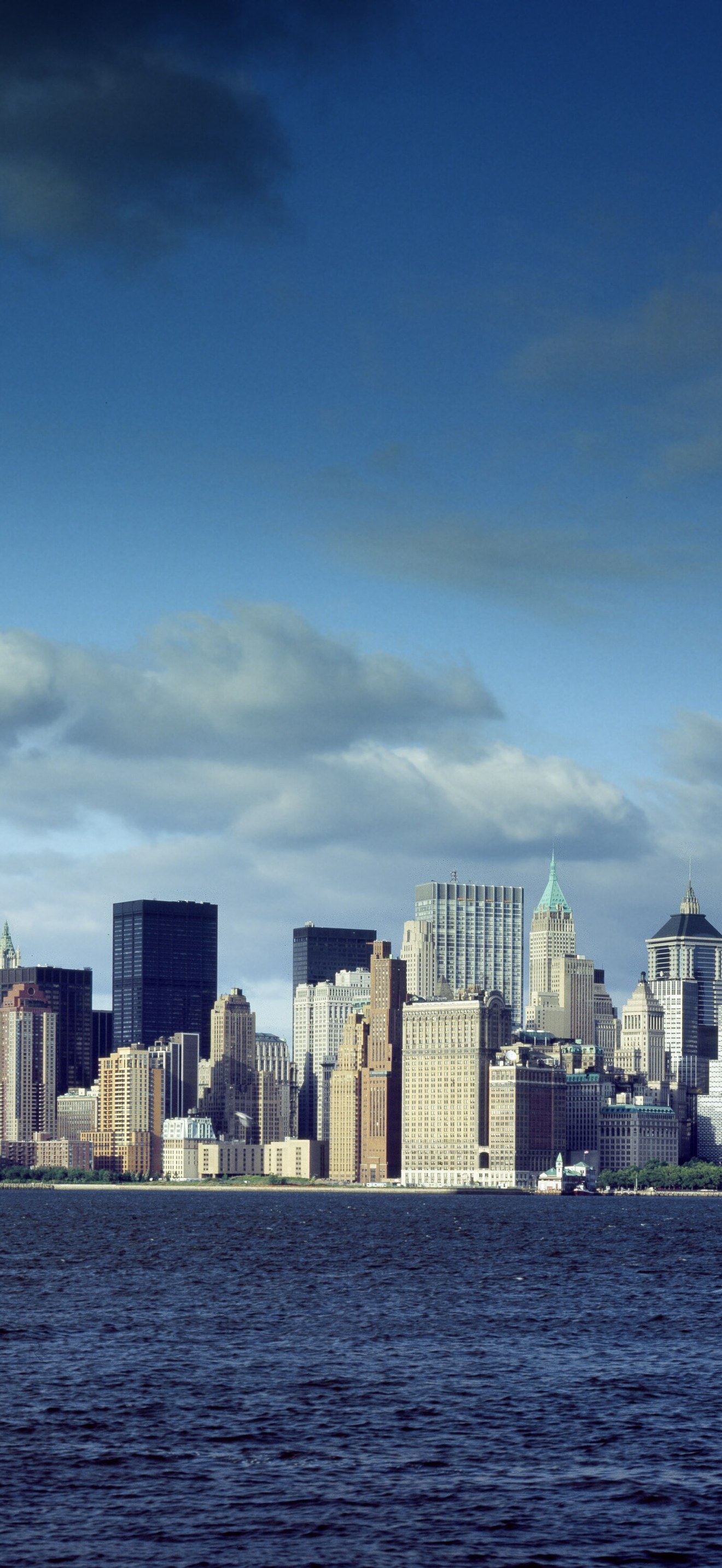 World Trade Center Towers and New York skyline, pre-9-11, New York, New York
