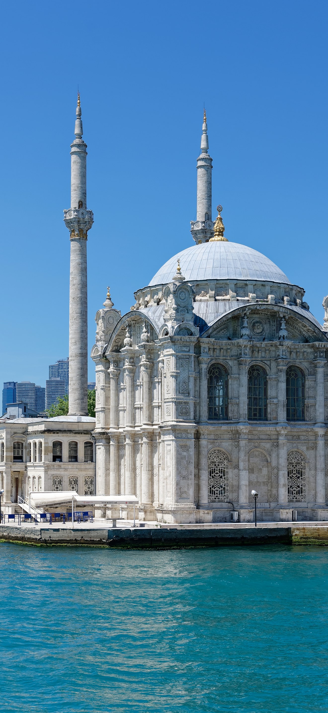 Ortaköy Mosque from the Bosporus, Istanbul