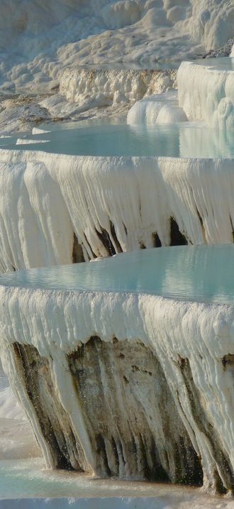 Pamukkale Travertenlerinden bir fotoğraf