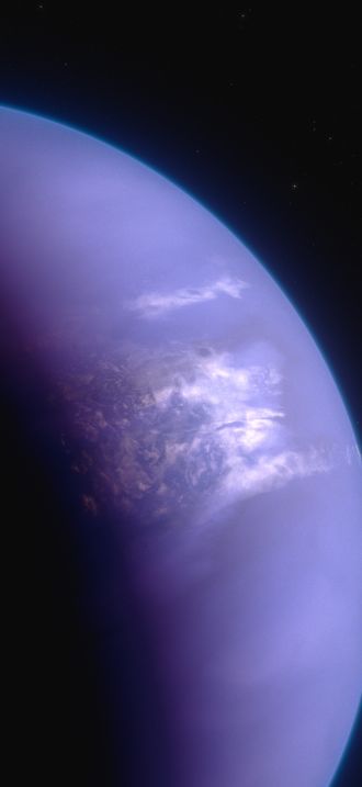 Hot gas giant exoplanet WASP-39 b (artist’s concept)