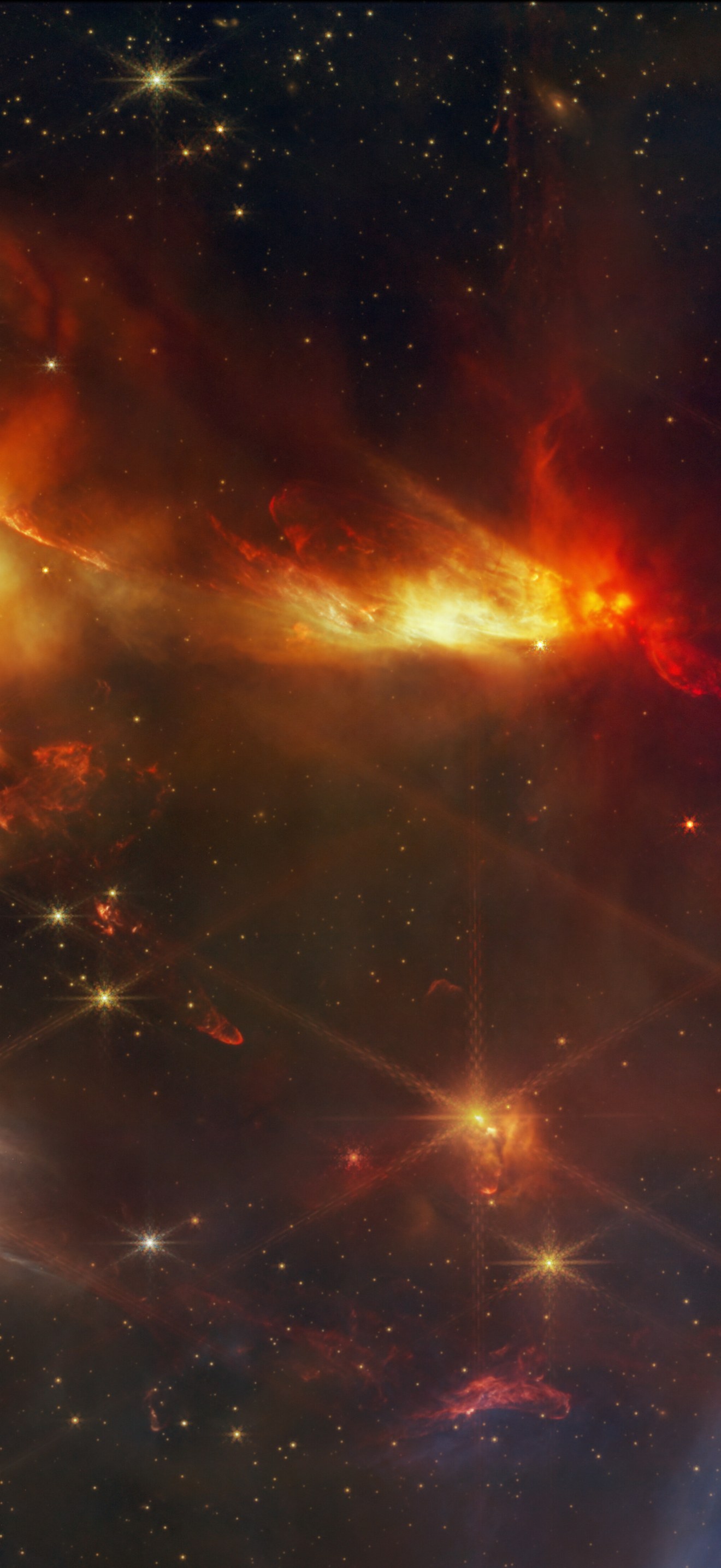 Serpens Nebula North – aligned outflows crop
