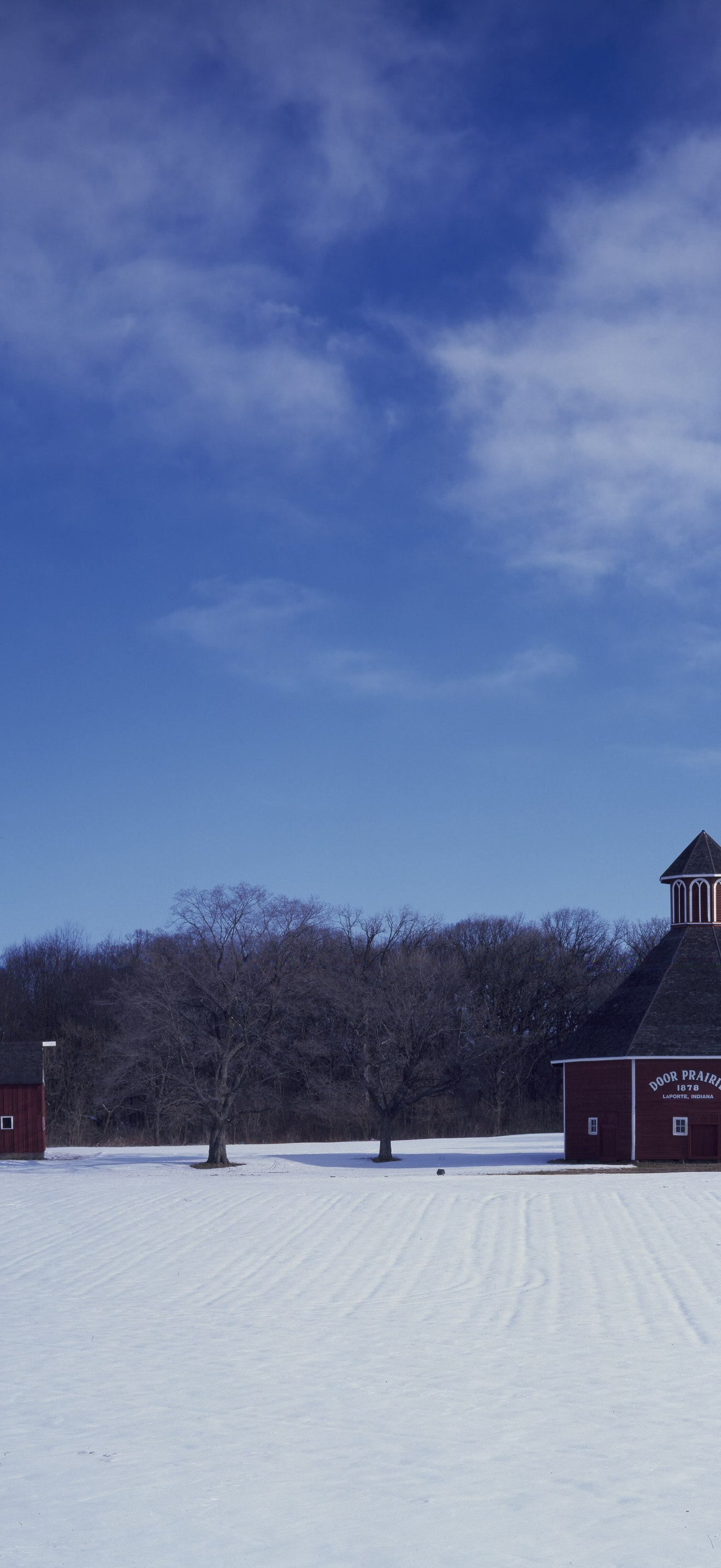 A polyhedron, or multi-sided, barn is this nine-sided example in La Porte, Indiana